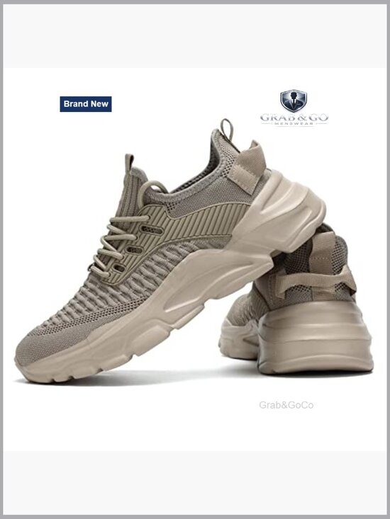 Men's Athletic Running Shoes, Lightweight Sneakers, Non-Slip Gym Workout - Picture 7 of 7